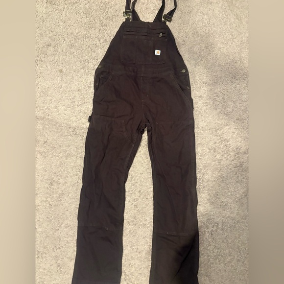 Carhartt womans Brown Overalls M - Picture 1 of 2